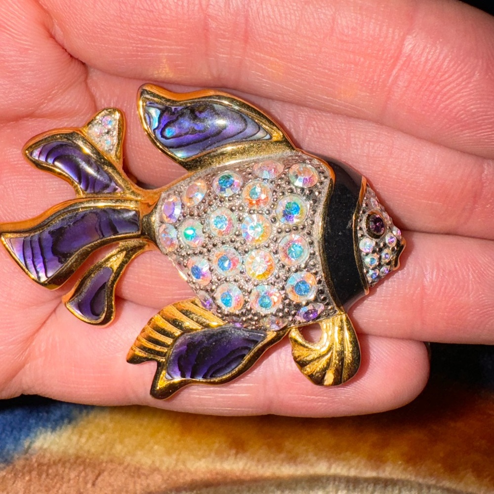 Vintage Butler Fish Brooch